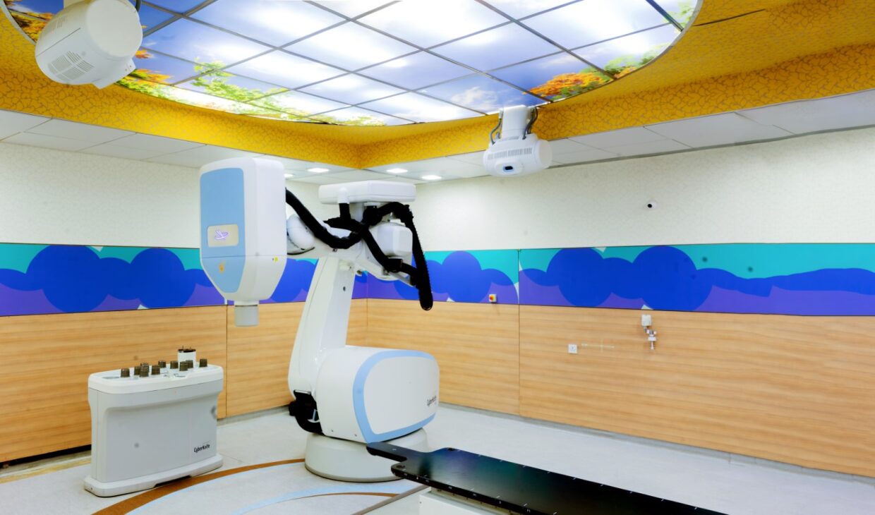 Cyberknife: A type of robotic radiation therapy